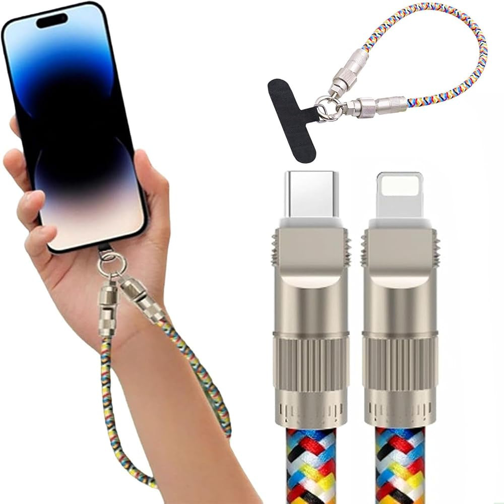 LANYARD FAST CHARGER DATA CABLE C-LIGHTNING 30 CM