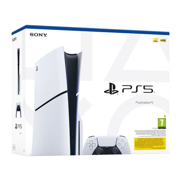 Sony PlayStation 5 Slim Console (Disc Edition) - 1TB - 1Y Warranty