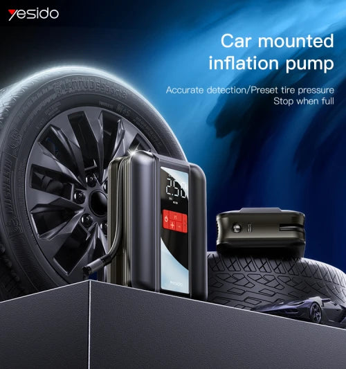 YESIDO INFLATOR PUMP 4000mAh WIRELESS VC04