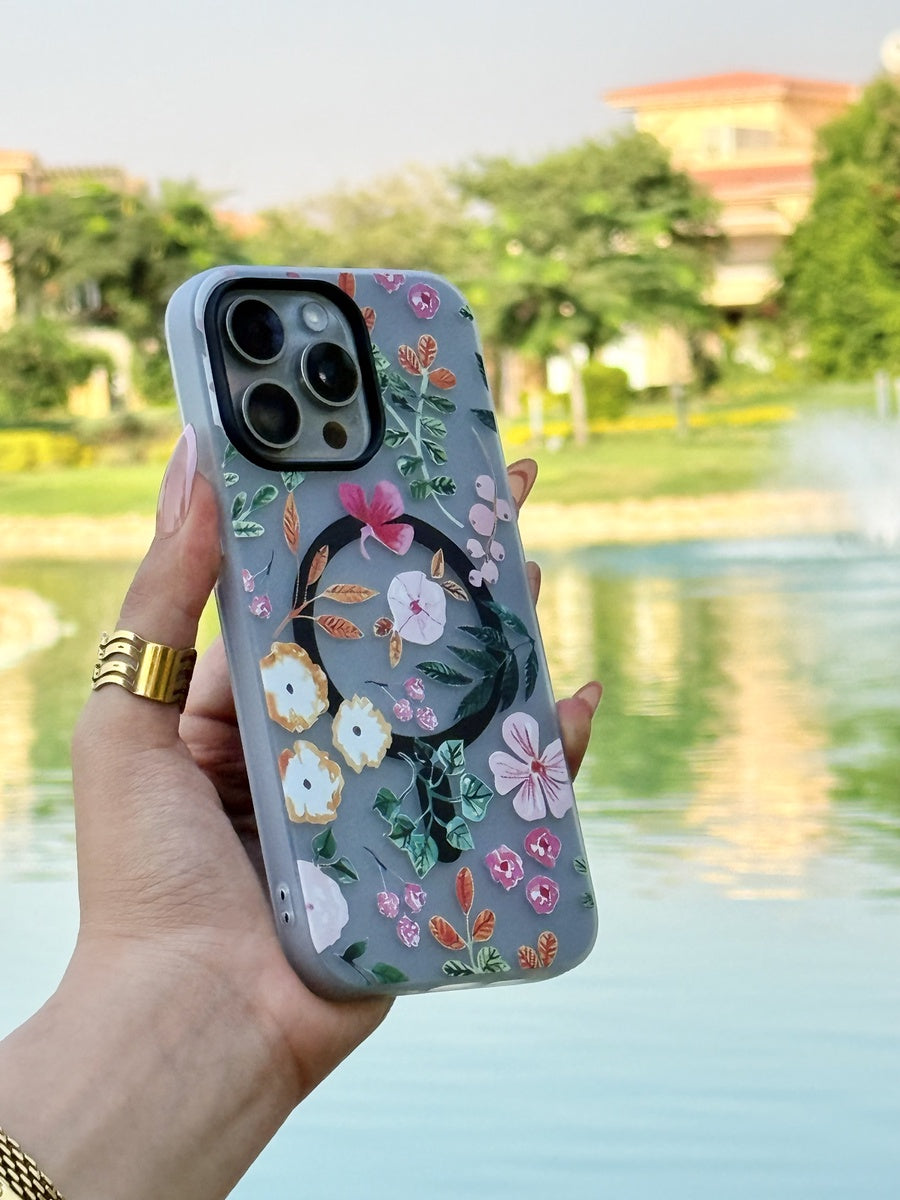 FLOWER CASE MAG SAFE - IPHONE