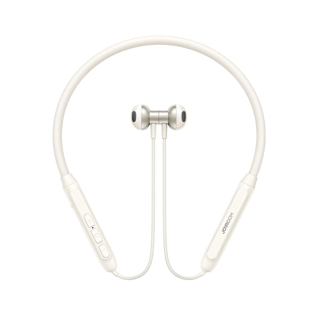 Joy Room-D8 Neckband Wireless Bluetooth Sports Outdoor Earphone White